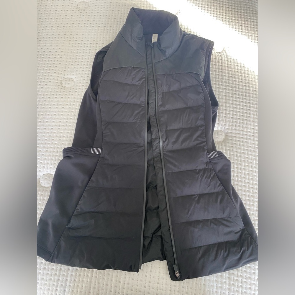 Lulu Lemon Down for it All Black Vest, 12